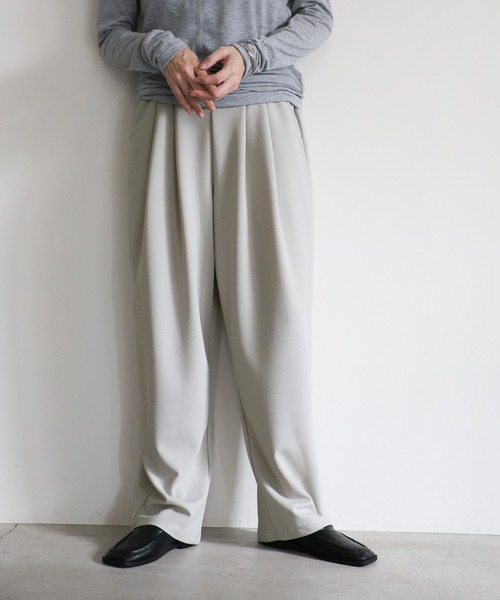 「select MOCA」 スラックス MEDIUM ブルー レディース_画像7