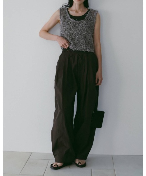 anuke（アンヌーク） パンツ Volumetuck Cocoon Pants 62610720 メンズ
