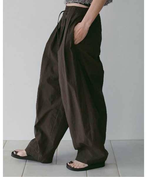 anuke Volumetuck Cocoon Pants ブラック38 anuke（アンヌーク） パンツ Volumetuck Cocoon Pants 62610720 メンズ