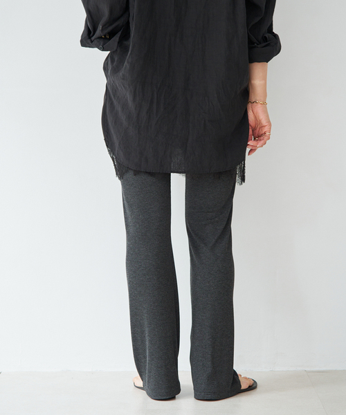 パンツ *Rayon リブパンツ レディースの画像