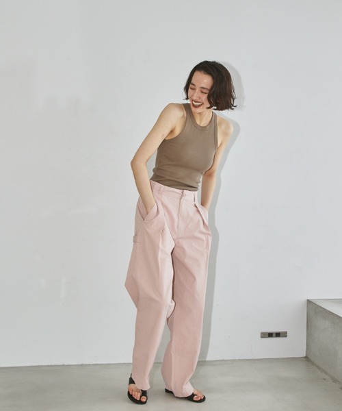 「TODAYFUL」 ペインターパンツ 38inch ベビーピンク レディース_画像6