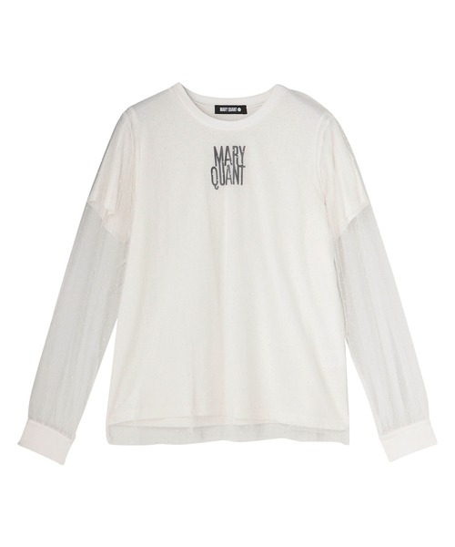 「MARY QUANT」 長袖カットソー M ブラック レディース_画像5