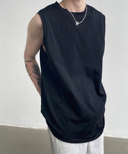 「WESTBOY」 ノースリーブトップス X-LARGE ホワイト メンズ_画像2