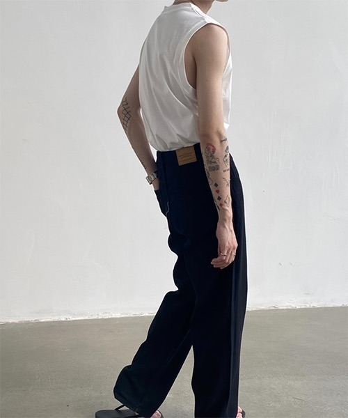 「WESTBOY」 ノースリーブトップス X-LARGE ホワイト メンズ_画像5