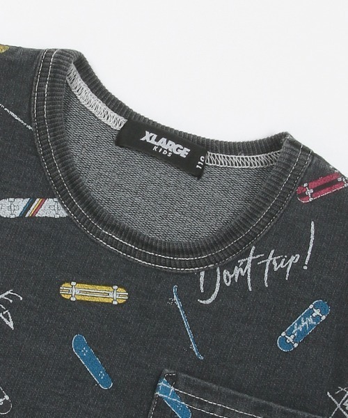 「XLARGE KIDS」 「KIDS」半袖Tシャツ 120cm ブラック キッズ_画像4