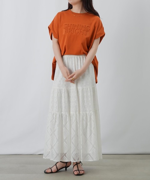 LADY LUCK LUCA（レディラックルカ） tシャツ LC/LLL エンボスロゴT