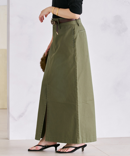 plage(プラージュ) ロング スカート Wash chinos スカート plage(プラージュ) ロング スカート Wash chinos スカート