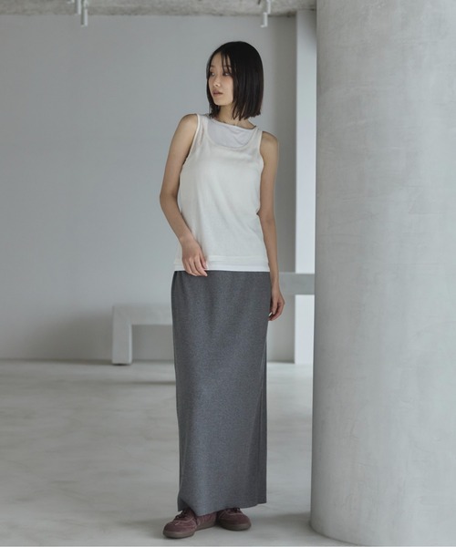「feepur」 キャミソールニット MEDIUM アイボリー レディース_画像2