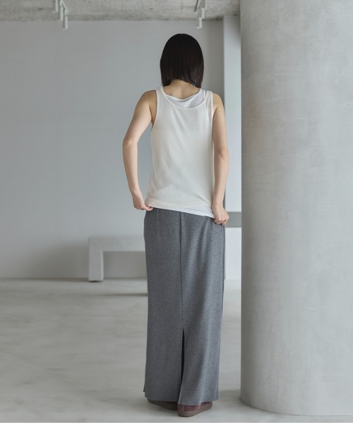 「feepur」 キャミソールニット MEDIUM アイボリー レディース_画像5
