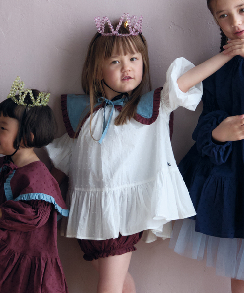 ワンピース Uhr dot mini dress 3-4y IENA ENFANT（イエナアンファン） ワンピース 「Uhr/ウーア」 LIMITED