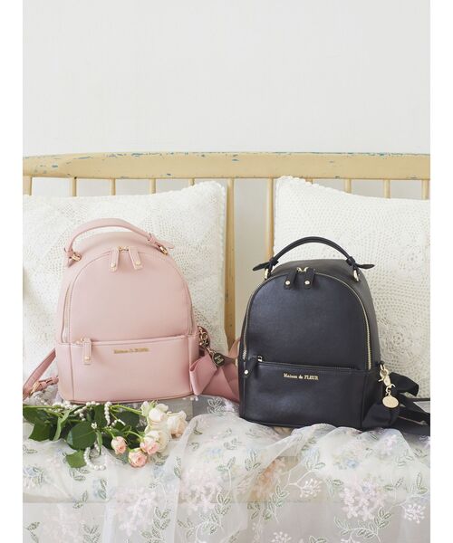 「Maison de FLEUR」 リュック FREE ブラック レディース_画像2