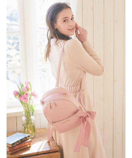 「Maison de FLEUR」 リュック FREE ブラック レディース_画像4