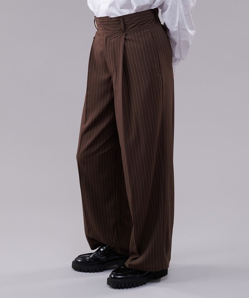 「ONCILY」 スラックス MEDIUM グレー メンズ_画像9