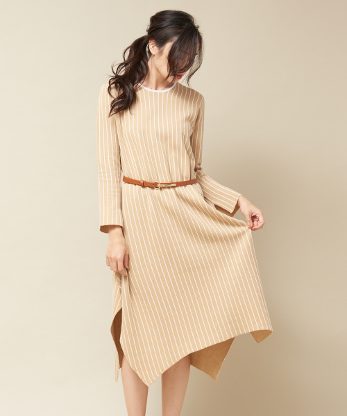 メーカー包装済 ワンピース ネップストライプニットワンピース Zozotown Paypayモール店 通販 Paypayモール 好評 Www Bynice Mu