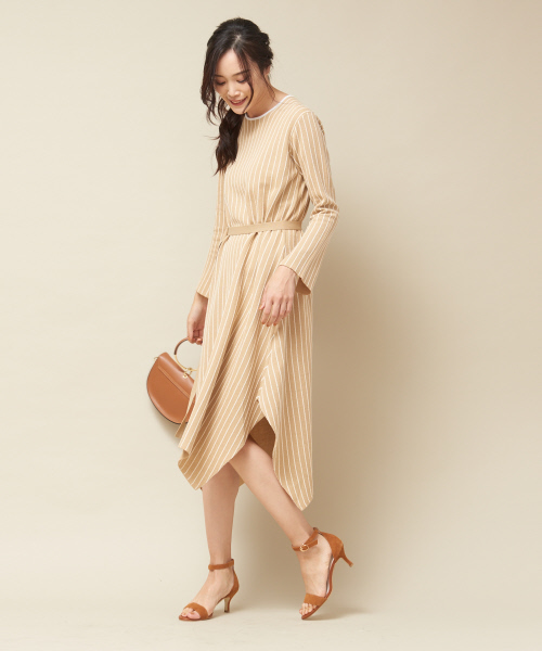 メーカー包装済 ワンピース ネップストライプニットワンピース Zozotown Paypayモール店 通販 Paypayモール 好評 Www Bynice Mu