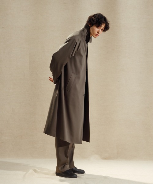 ADAM ET ROPE'（アダムエロペ） ステンカラーコート 【小松マテーレ