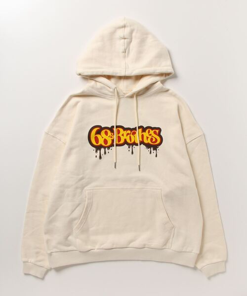 68&brothers トレーナー スウェット L/S Hood Sweat ”Chocolate メンズ  