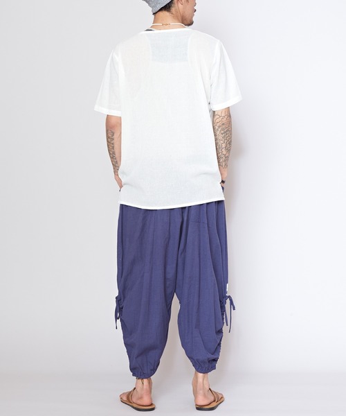 チャイハネ（CAYHANE） 「チャイハネ」シントライバル柄MEN'Sトップス