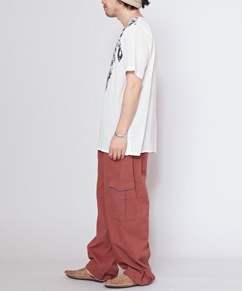 チャイハネ（CAYHANE） 「チャイハネ」シントライバル柄MEN'Sトップス