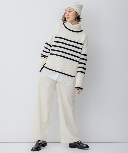 23区DENIM ベルベットストレッチ ワイドパンツ セール】【洗える】23区DENIM ベルベットストレッチ ワイド