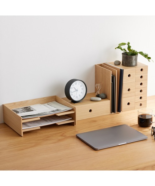 無印良品（MUJI） 収納 木製小物収納6段 約幅8．4×奥行17×高さ