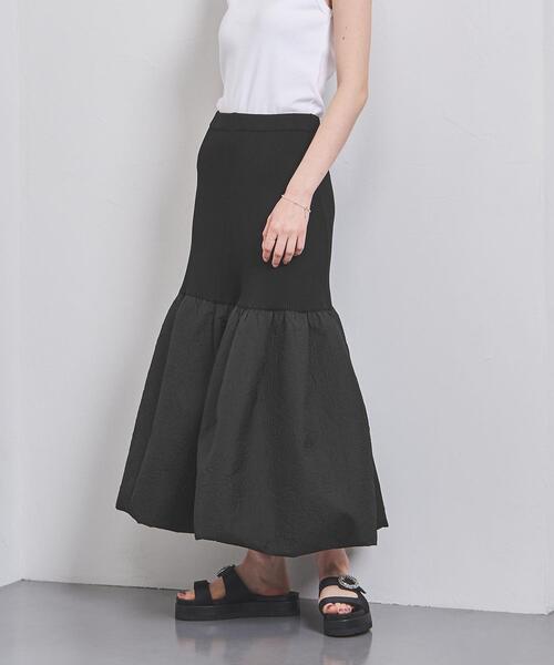 【未使用】near.nippon ユナイテッドアローズ　ジャカードスカート UNITED ARROWS スカート ジャカード コンビ 2WAY : ZOZOTOWN