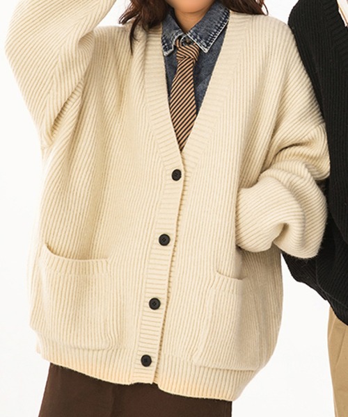 aimoha（アイモハ） カーディガン aimoha outdoor Vネックニット