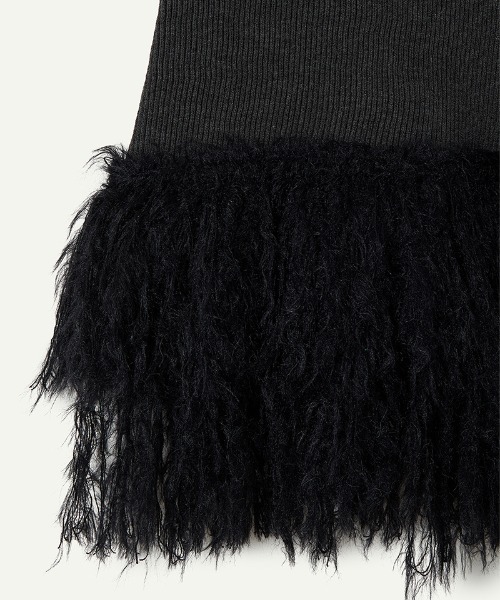 Knitted Fringe Skirt leinwande ラインヴァンド LEINWANDE Knitted Fringe Skirt