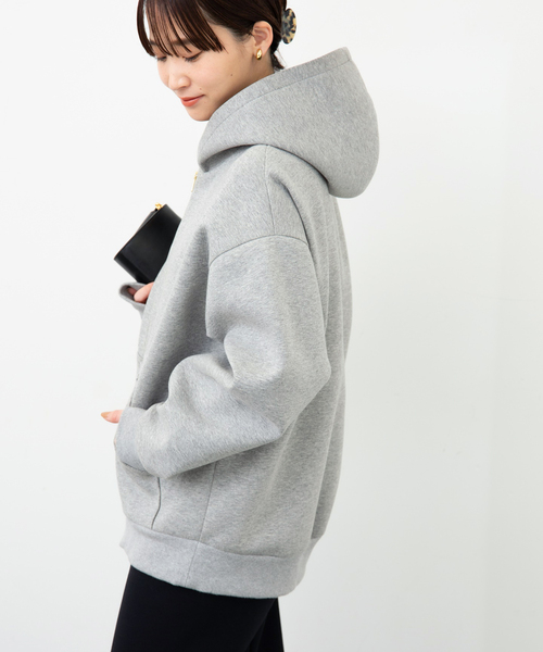 Oversized ジップ フーディー　美品　今季購入 Deuxieme Classe パーカー 追加 Oversized ジップ フーディー