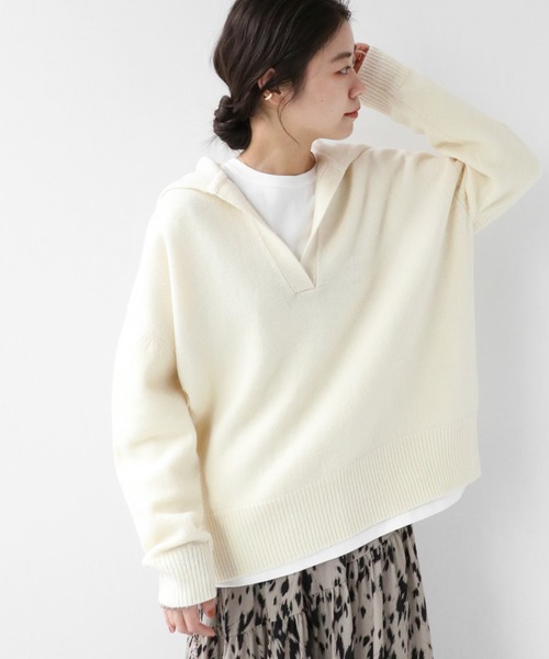 「JOURNAL STANDARD」 Vネックニット FREE ブラック レディース JOURNAL STANDARD relume 「JOURNAL relume」 Vネックニット