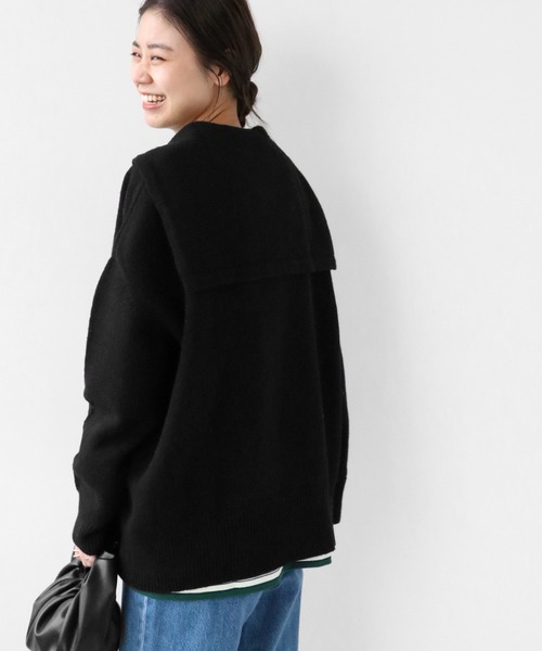 「JOURNAL STANDARD」 Vネックニット FREE ブラック レディース JOURNAL STANDARD relume 「JOURNAL relume」 Vネックニット