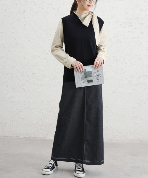 デニムスカート ロングデニムスカート : ZOZOTOWN Yahoo!店 - 通販