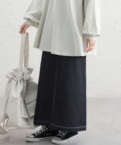 デニムスカート ロングデニムスカート : ZOZOTOWN Yahoo!店 - 通販