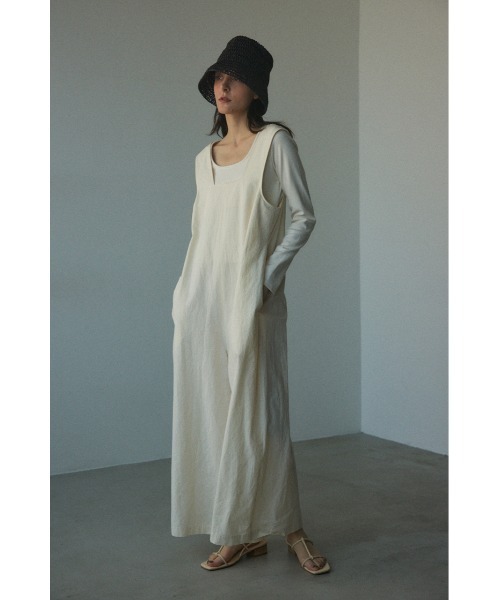 BLACK BY MOUSSY オールインワン wide silhouette all in one