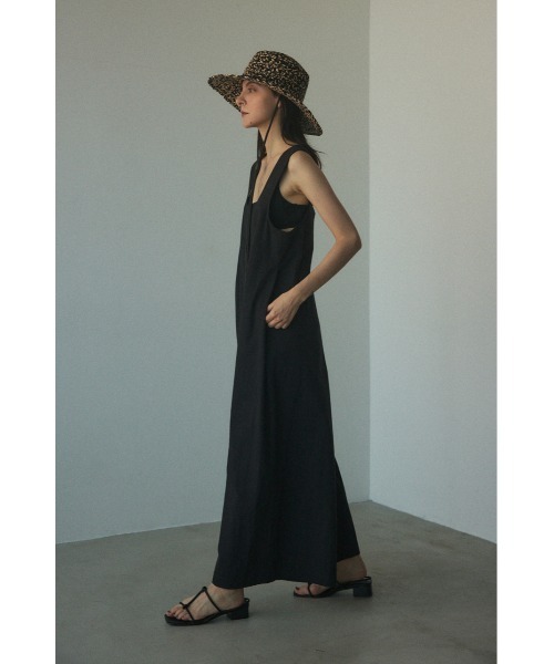 BLACK BY MOUSSY ワイドシルエットオールインワン BLACK BY MOUSSY オールインワン wide silhouette all in one