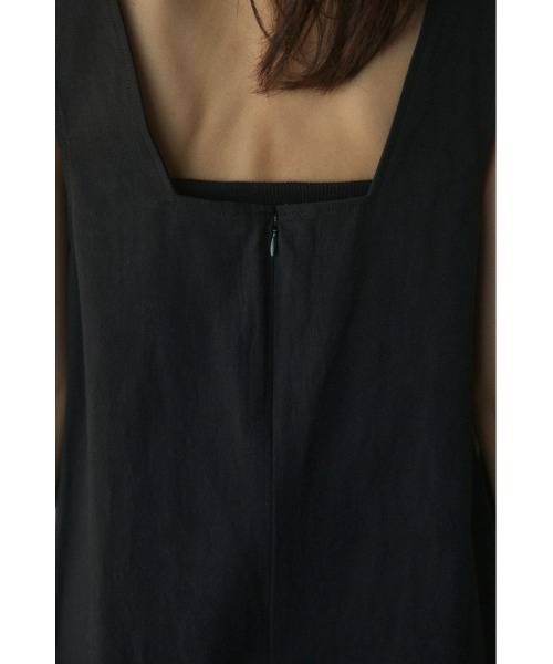 BLACK BY MOUSSY オールインワン wide silhouette all in one
