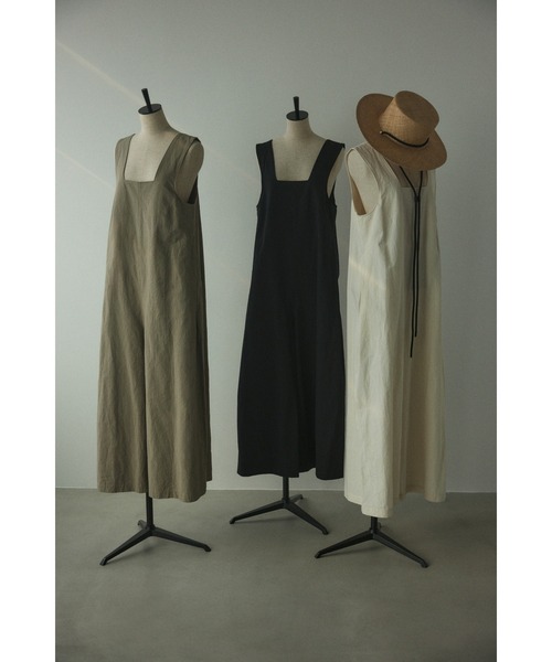 BLACK BY MOUSSY オールインワン wide silhouette all in one