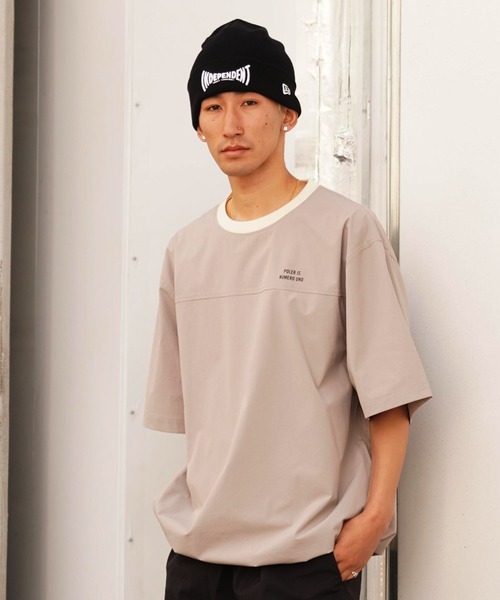 POLeR tシャツ POLER/ポーラー 半袖Tee オーバーサイズ 裾ドロー
