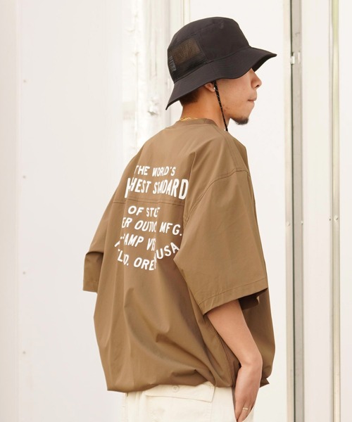 POLeR tシャツ POLER/ポーラー 半袖Tee オーバーサイズ 裾ドロー