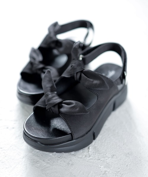 ダブルリボンサンダル*8.5㎝*3色*追跡送料込 OHGA]ダブルリボンサンダル | KOBUNSHA SELECT SHOP | [OHGA