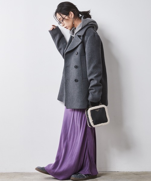 CHIC STYLE スカート Aラインナローマキシスカート(脇丈96cm