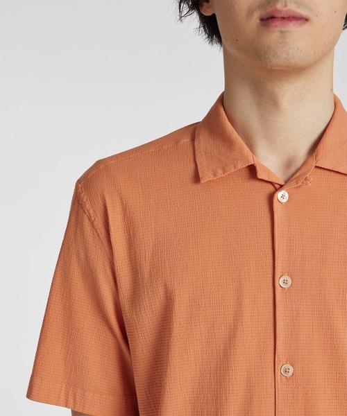 Paul Smith コンパクトコットンシャツ Textured Floral” プリントシャツ
