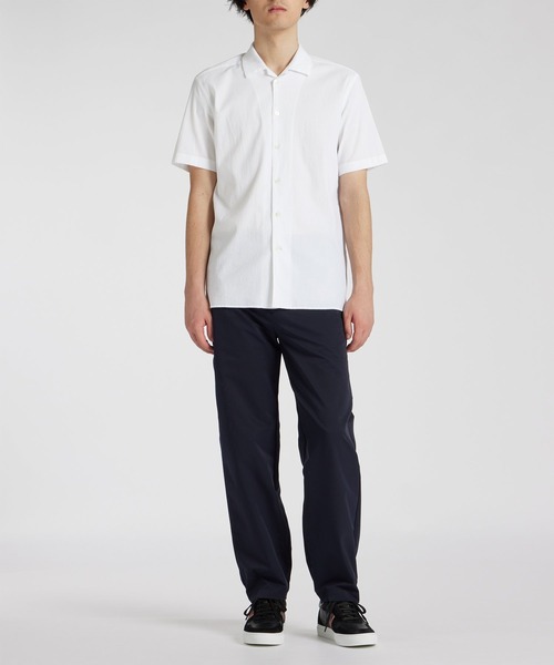 PS Paul Smith シャツ コットンストレッチ オープンカラーシャツ