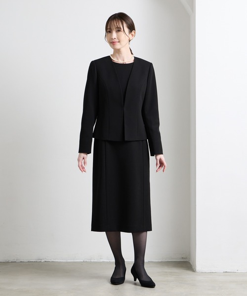 AIMER（エメ） セットアップ 「喪服・礼服」ウォッシャブル Vネック