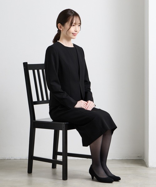 AIMER（エメ） セットアップ 「喪服・礼服」ウォッシャブル Vネック