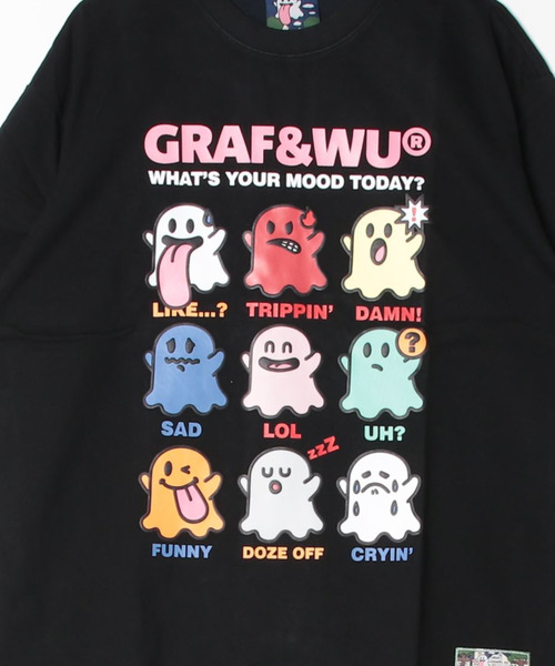 tシャツ 「GRAF＆WU/グラフアンドウー」16MBTI-T「Y」「CN」 レディース メンズ GRAF＆WU tシャツ 「GRAF＆WU/グラフアンドウー」16MBTI-T「Y
