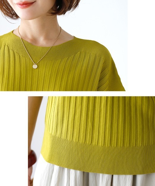 tシャツ 夏の制服に。ずっと着ていたいサラッと涼ニット レディース Ehre style tシャツ 夏の制服に。ずっと着ていたいサラッと涼