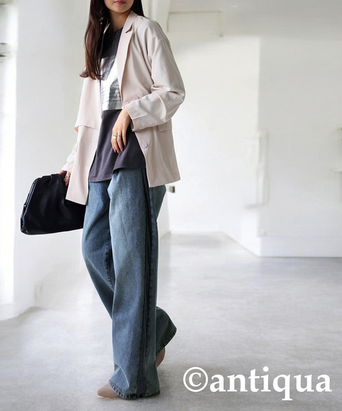 antiqua（アンティカ） ジーンズ デニム デニムパンツ リブライン