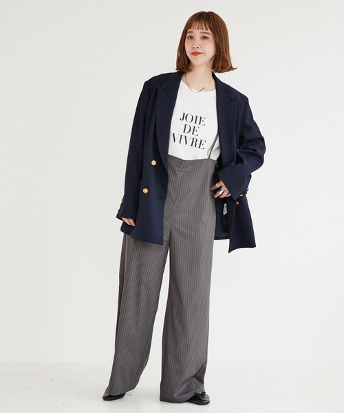 【美品】サロペット B.C STOCK パンツ 「ZOZO限定」ハイウエストサロペットパンツ