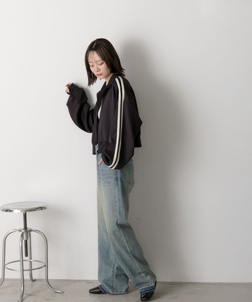 ad thie（アドティエ） ジャージ ショート丈 トラックジャケット